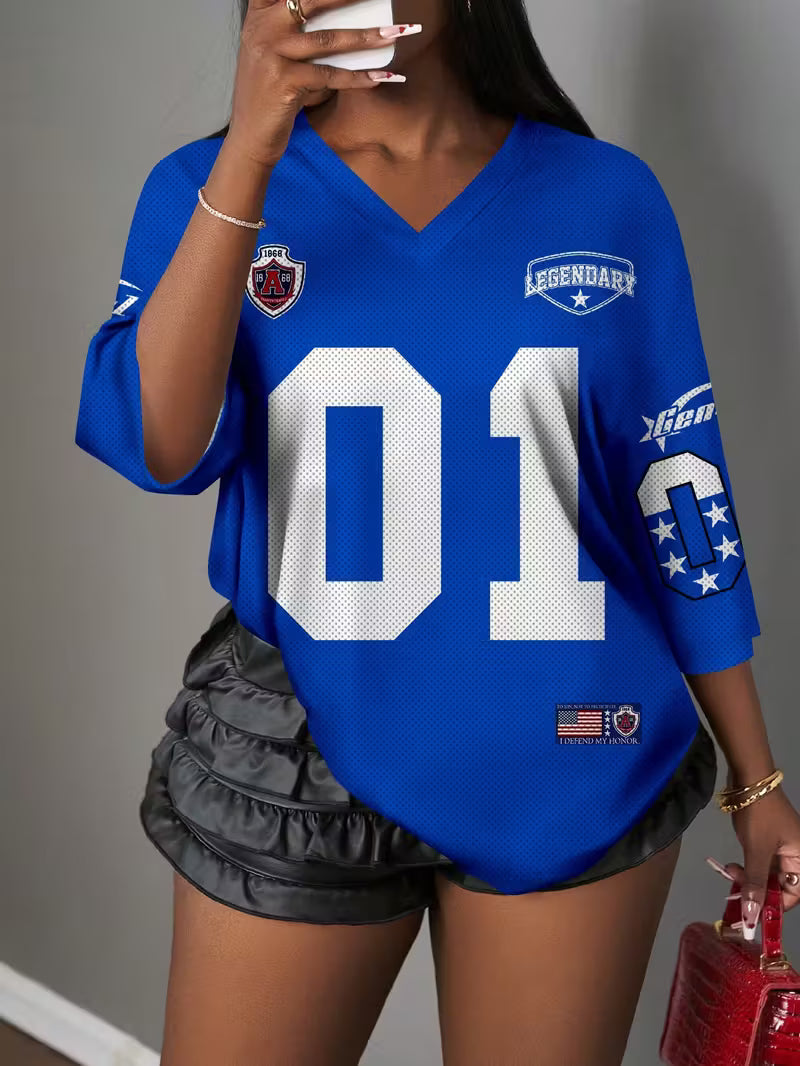 V-Neck Jersey T-Shirt