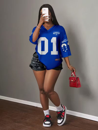 V-Neck Jersey T-Shirt